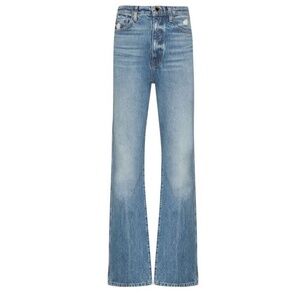 Khaite Danielle High Rise Straight Blue Jeans BRAND NEW NWT Size 24 XXS